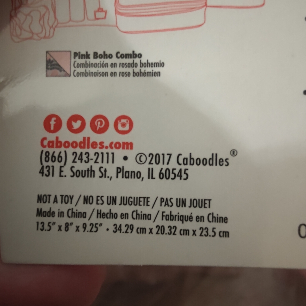 Nwt Caboodles 10 Piece Bag Set - Picture 8 of 8